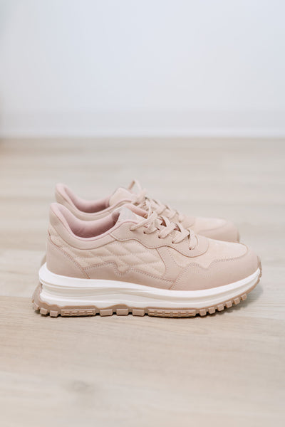 Pink on sale suede sneakers