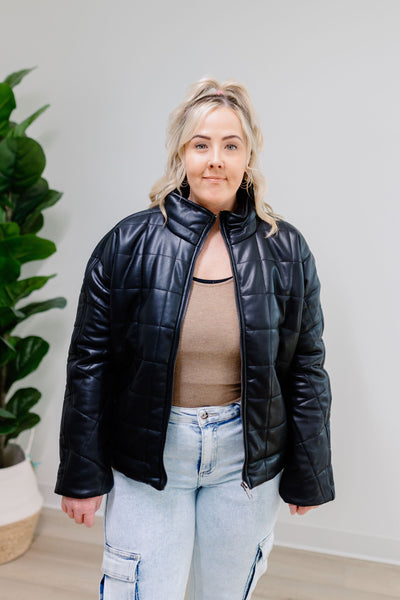 File:Leather jacket with quilted details - worn with low rise