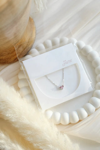 Reversible Birthstone Necklace