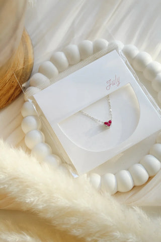 Reversible Birthstone Necklace