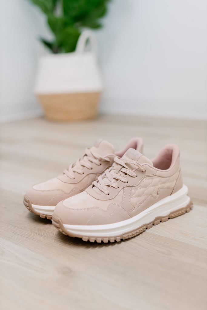 Luna Sneakers by Blowfish - Pink/Taupe – Pretty Little Pieces