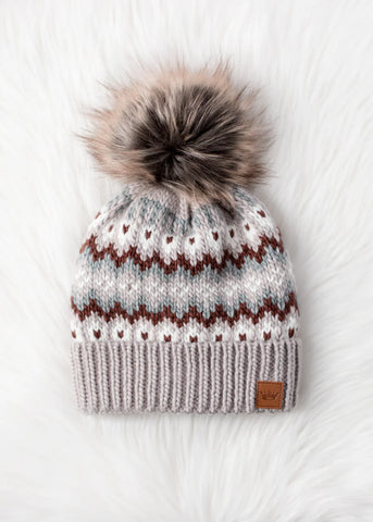 Solstice Knit Toque - Grey