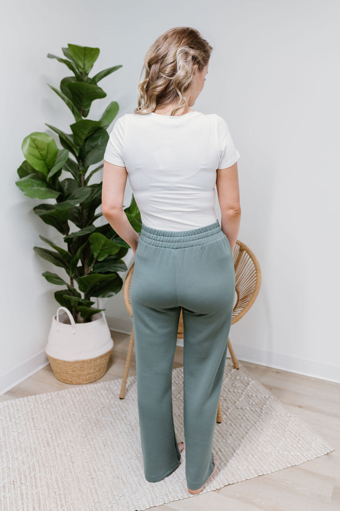 Butter Luxe Pants - Sage – Pretty Little Pieces