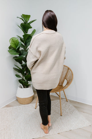 More Than Okay Cardigan - Taupe