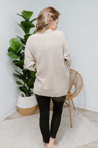 More Than Okay Cardigan - Taupe