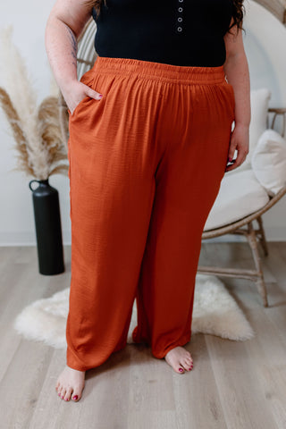 { DEX } Flowy Wide Leg Pants