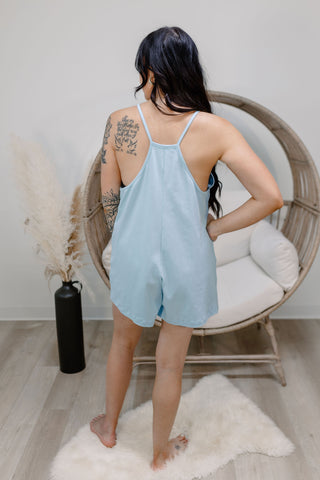 Firefly Romper - Baby Blue