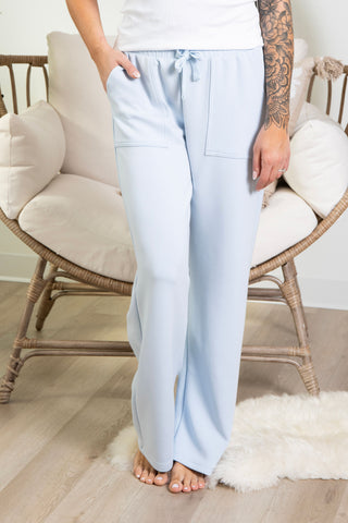 Butter Luxe Pants - Paradise Blue