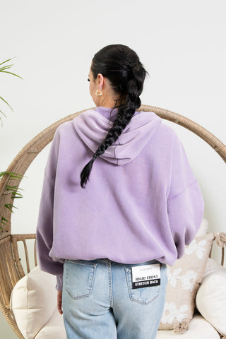 Daphne HalfZip Sweater - Lavender