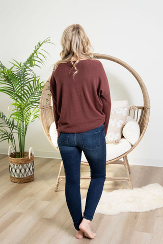 Sophie Softie Sweater - Bordeaux