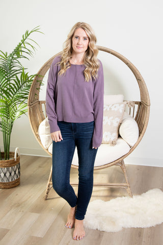 Sarah Softie Sweater - Wisteria