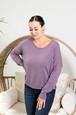 Sarah Softie Sweater - Wisteria