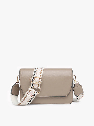 Noah Crossbody Bag - Taupe