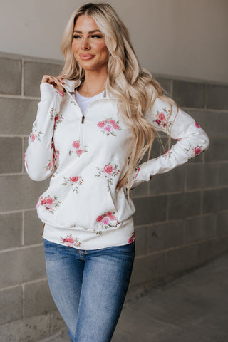 *Ampersand Ave* Garden Bloom HalfZip