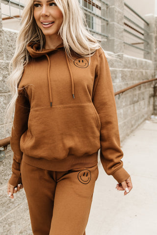 *Ampersand Ave* Signature Hoodie - Be Happy